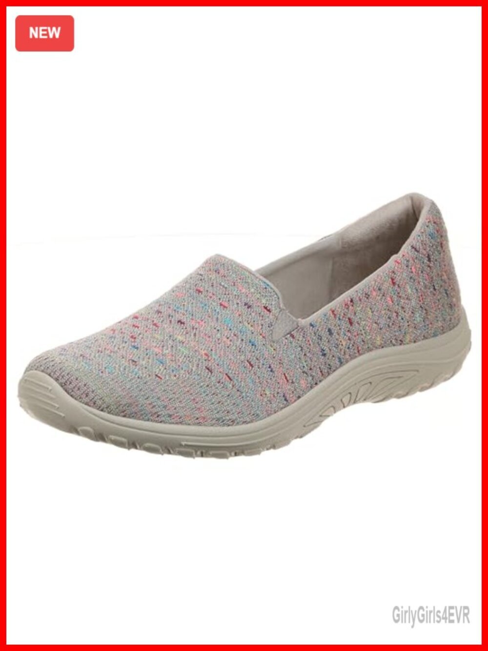 Air-Cooled Memory Foam Slip-On Loafers with Mesh Upper